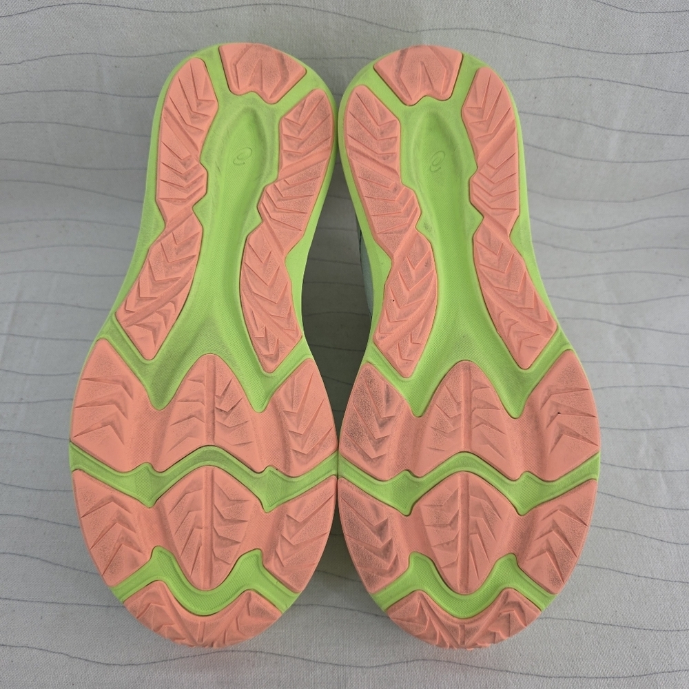 ASICS Womens Dynablast 4 Cool Matcha Green White Running Shoes 1012B513 Size 11 - Picture 10 of 13